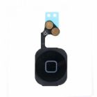 Кнопка HOME с шлейфом для iPhone 5 в сборе, черная. Запчасть