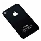Задняя крышка для iPhone 4, черная. Запчасть