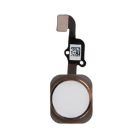 Кнопка HOME с шлейфом для iPhone 6 в сборе, золотая. Запчасть