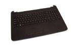Б / У Клавиатура с верхей панелью для Hp 15-ac023ur (черная). Запчасть